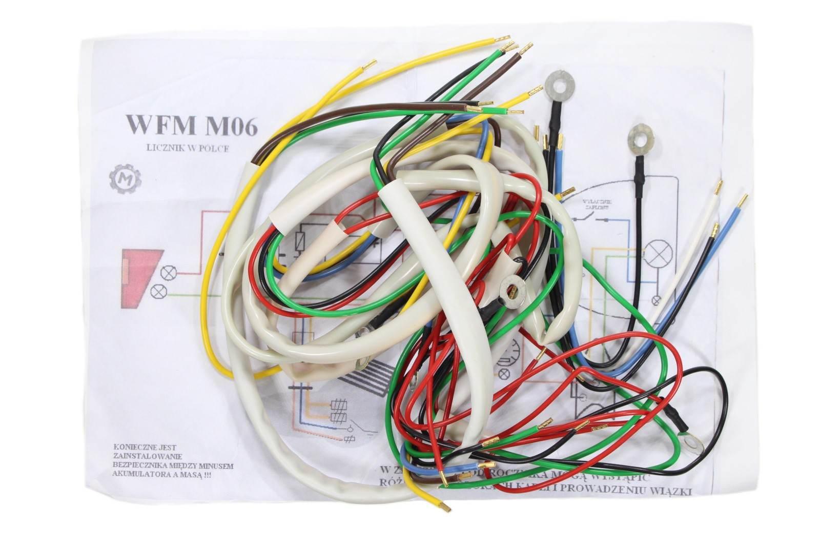 Instalacja elektryczna wfm m06 licznik w półce biała ml