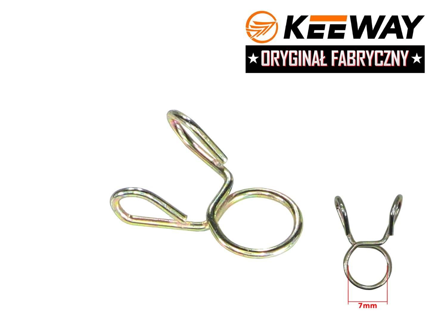 Zapięcie przewodu paliwa fi 7mm keeway oryginał
