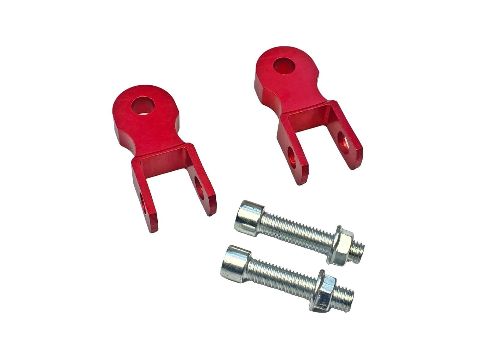 Przedłużka Amortyzatora Tył Czerwona Fi 10mm 2sztZe Śrubami MotoGeneric - zdjęcie 2