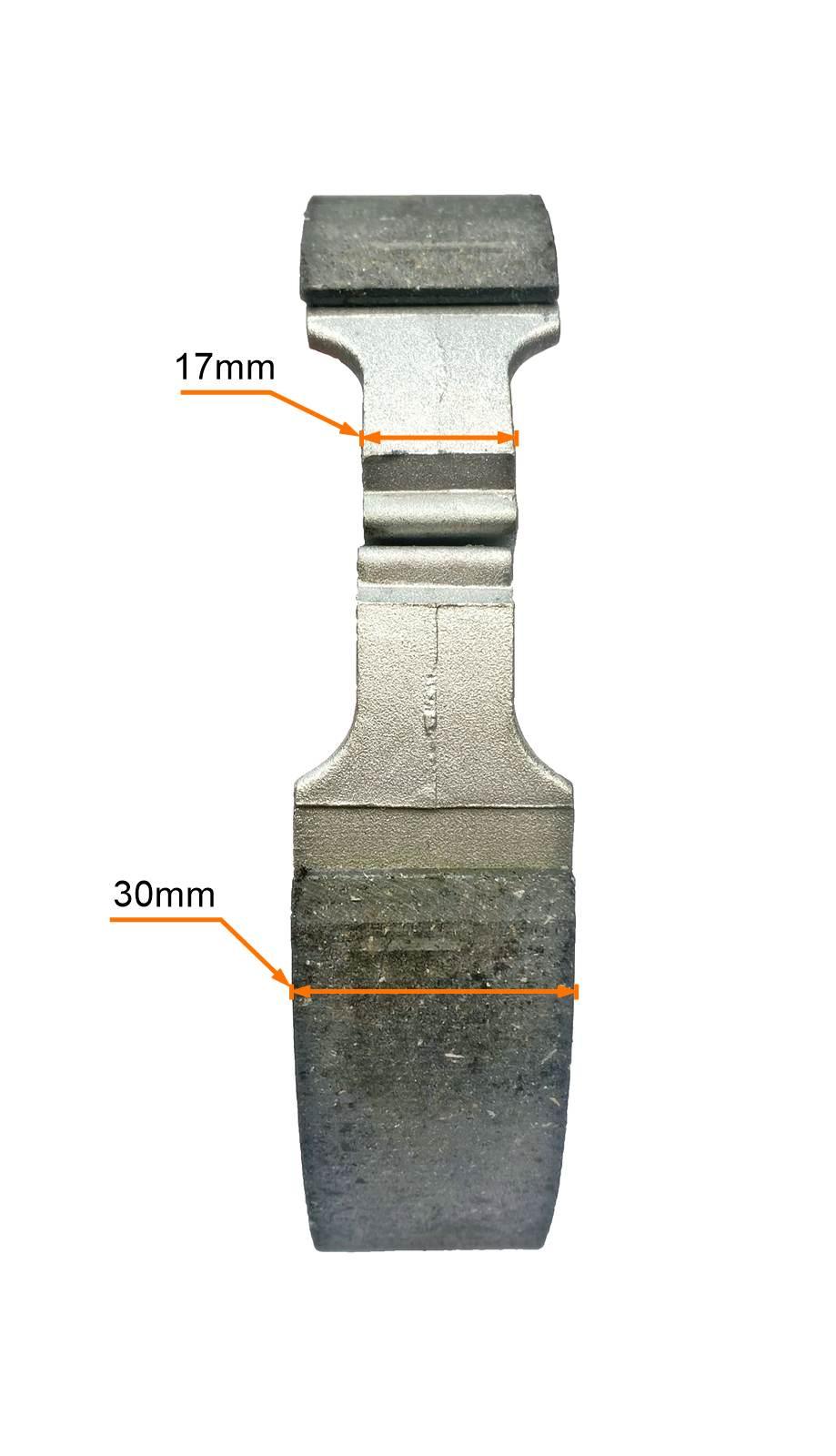 Szczęki Hamulca Tył Chopper Kingway Lifan 150/250 160x30 MotoGeneric - zdjęcie 2