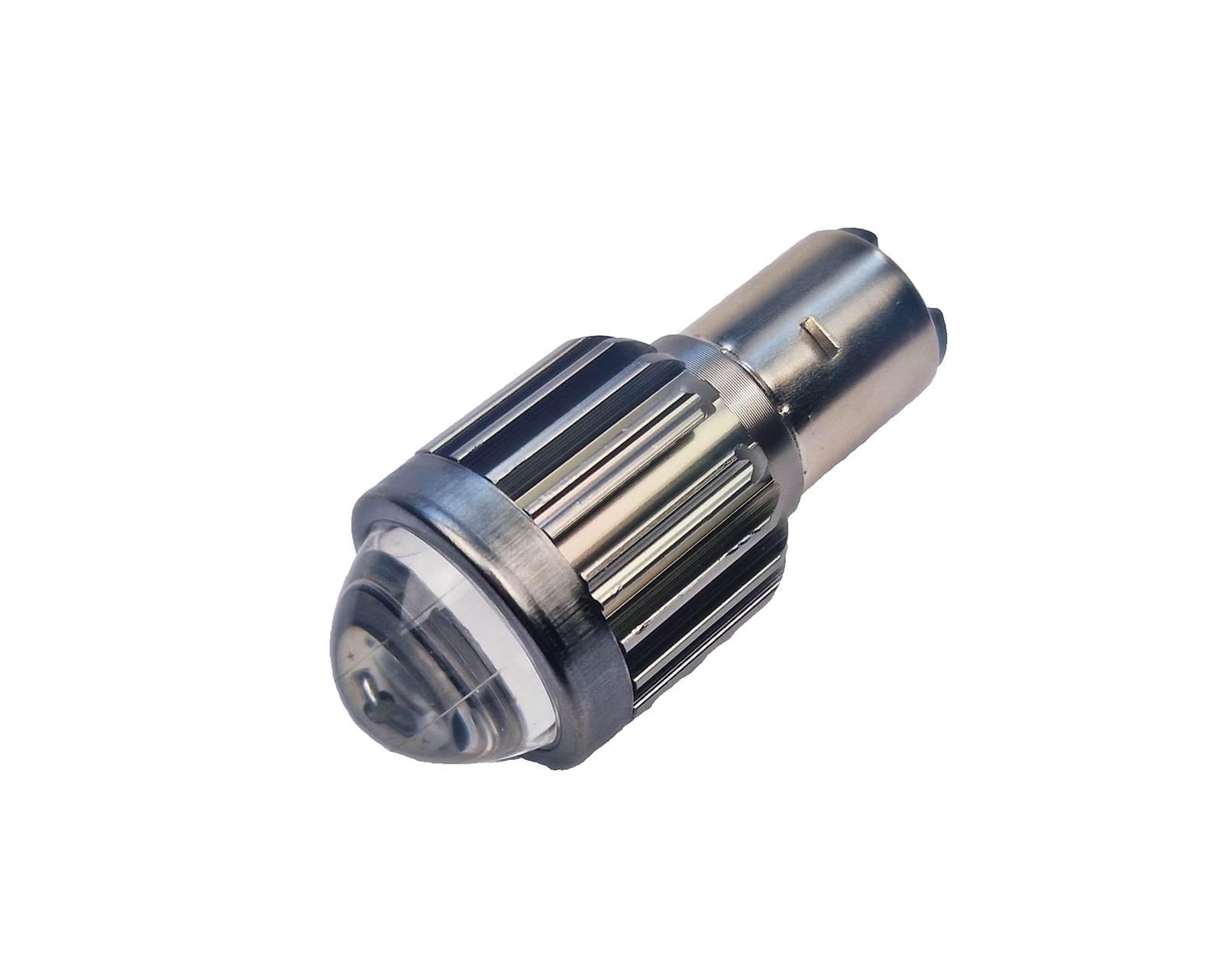 Żarówka Led Do Reflektorów Ba20d 35/35w S2 Dc 12v 24v Soczewka Sferyczna Mijania/Drogowe Radiator MotoGeneric - zdjęcie 2