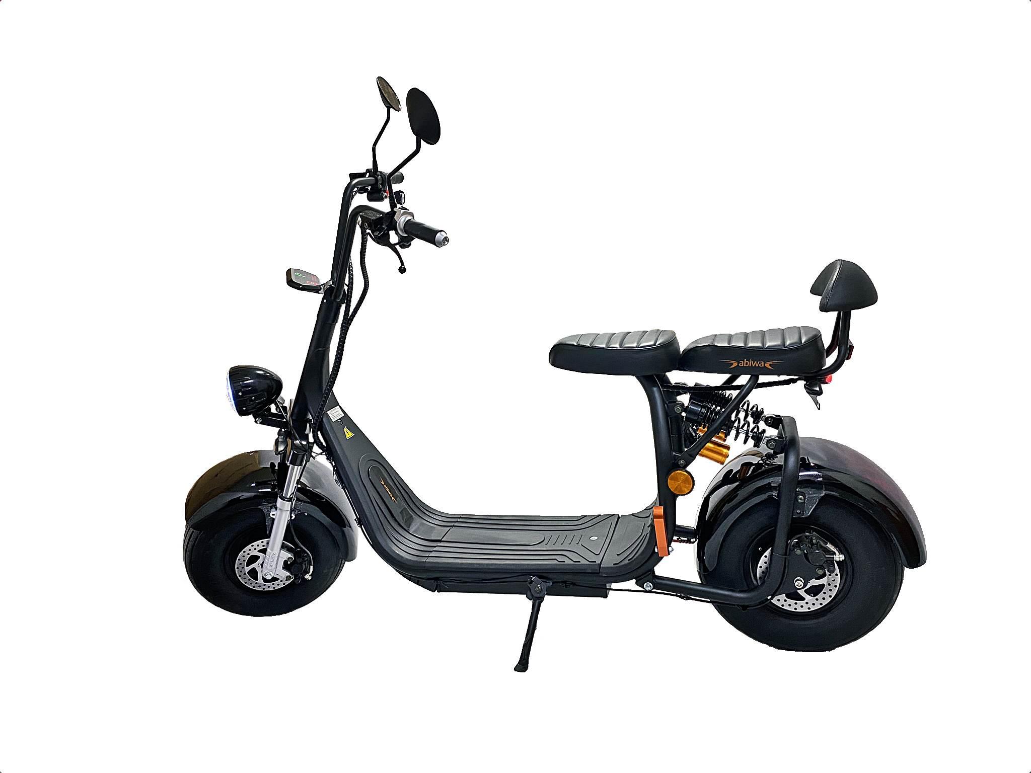 Błotniki Komplet Motorower Abiwa Se-03 Czarne MotoGeneric - zdjęcie 2