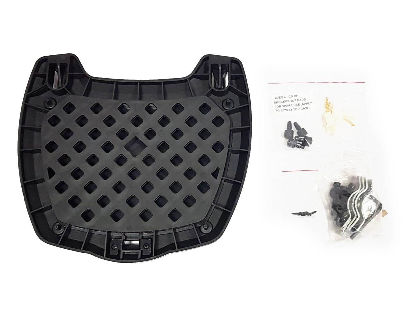 Kufer centralny hf e68 black 48l światło stop led - zdjęcie 10