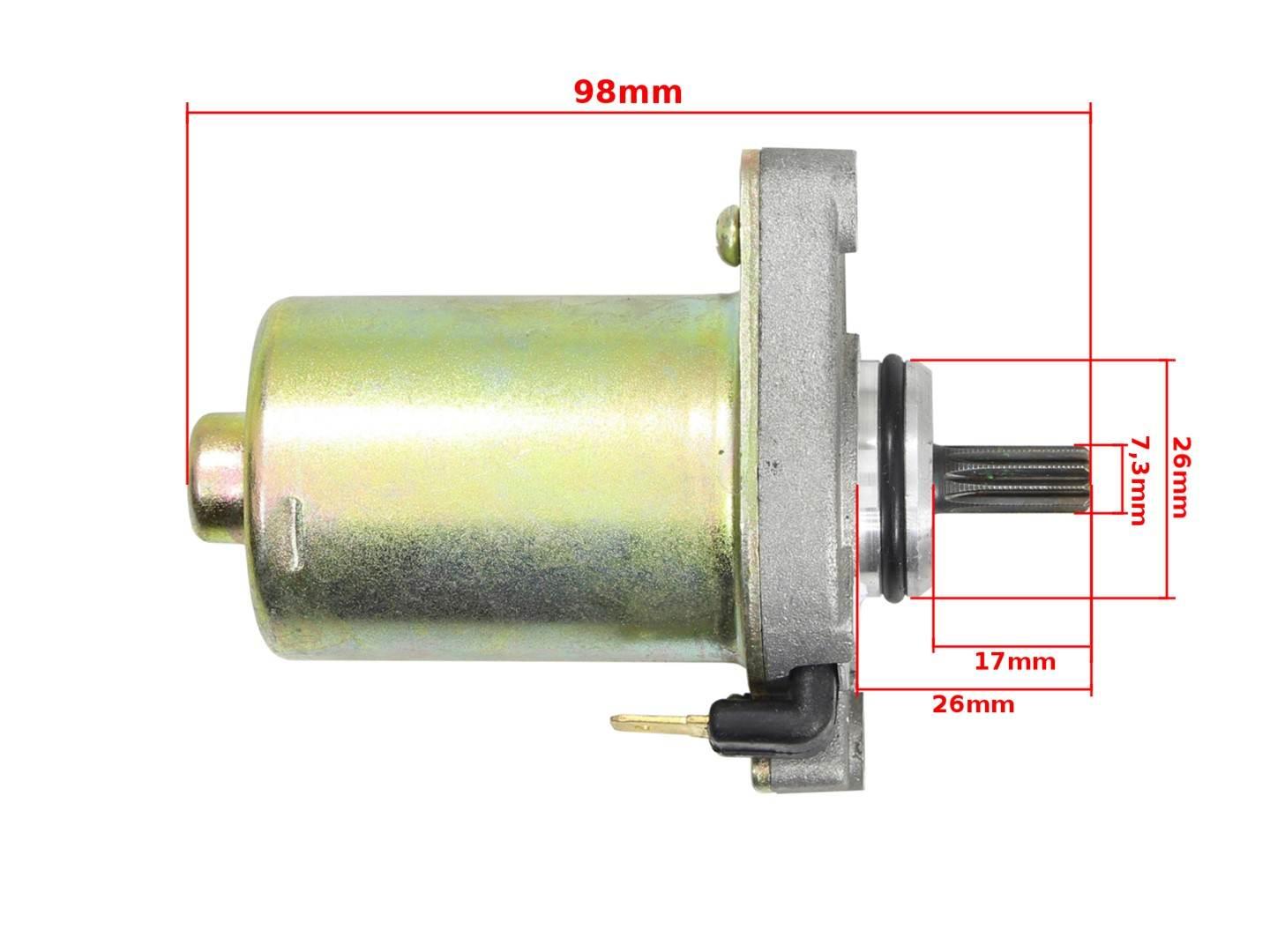 Rozrusznik yamaha jog 3kj neos aprilia amico area rally scarabeo sr 50 benelli 491 pepe 50 ktm ark 50 yamaha aerox breeze 50 - zdjęcie 2