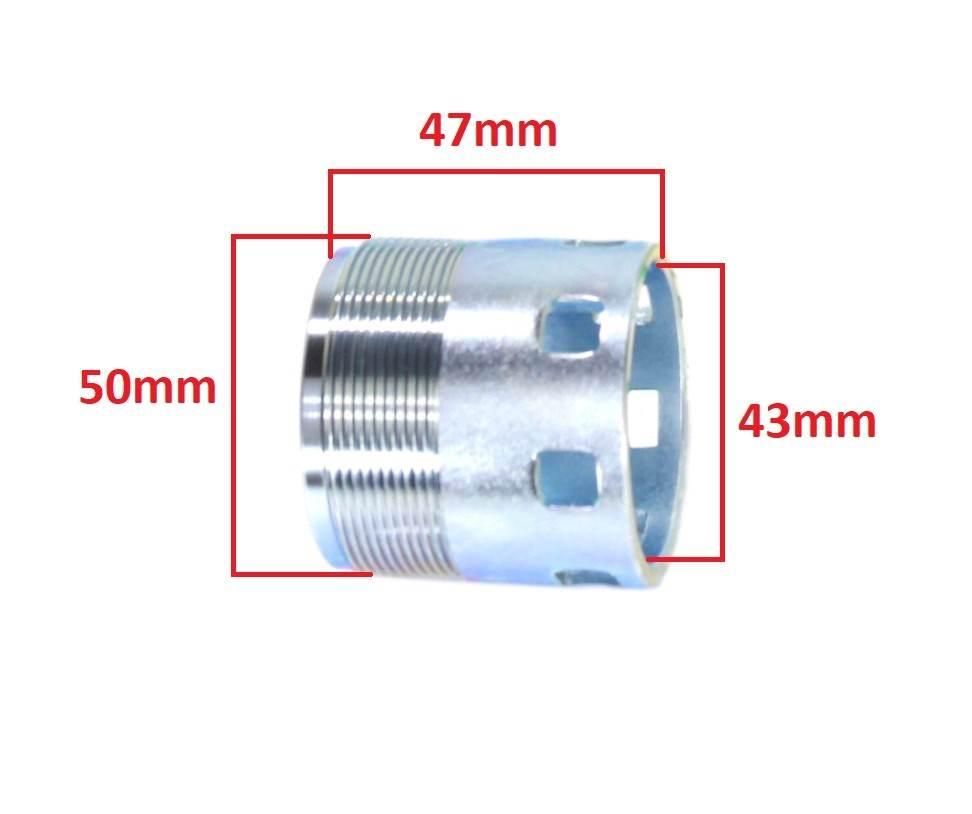 Nakrętka kolanka wydechu mz etz 250 ocynk duells di - zdjęcie 2