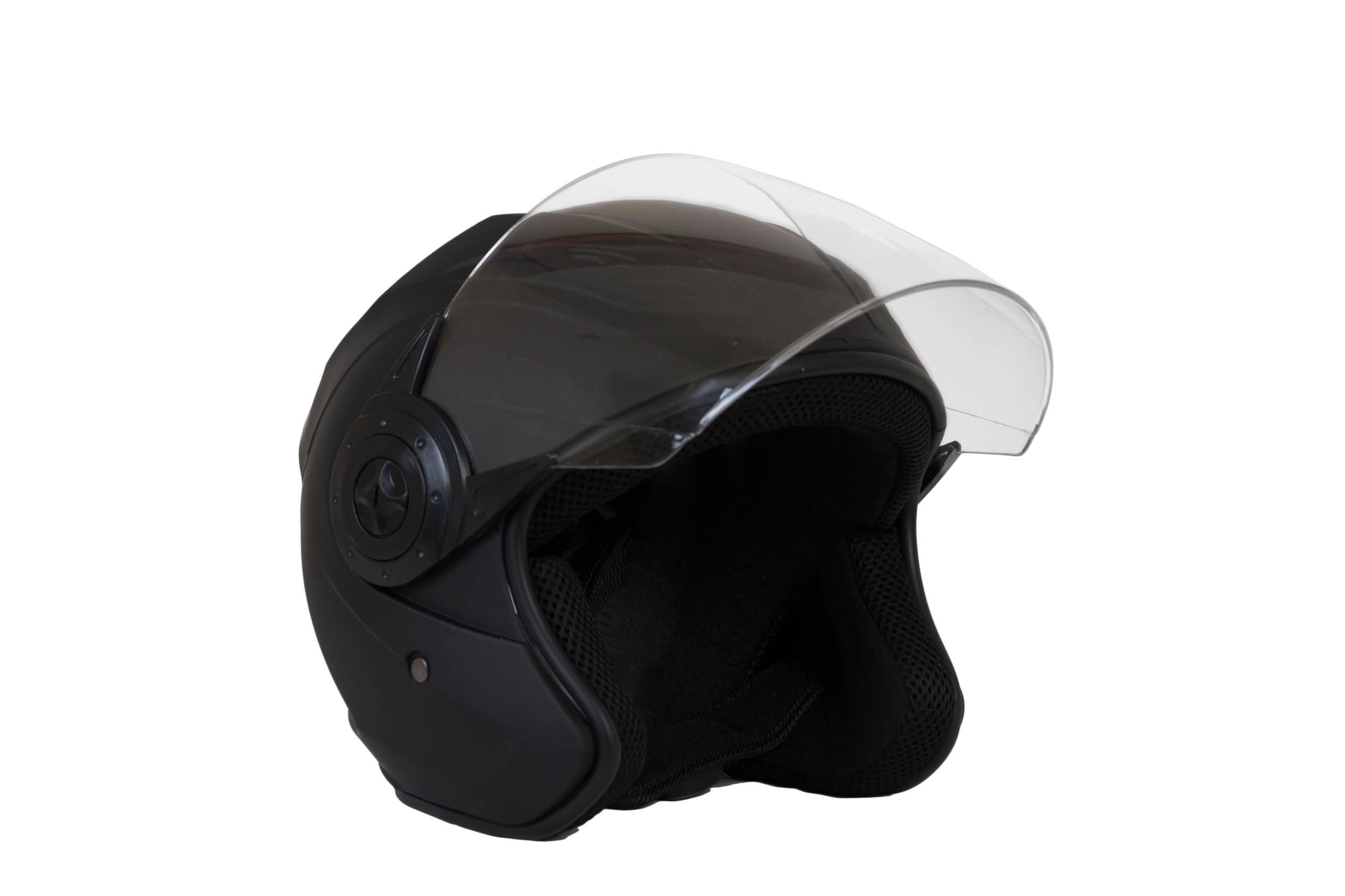 Kask Md-209 Otwarty Czarny M-Mat Ce MotoGeneric