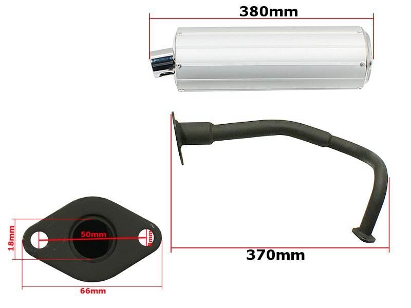 Tłumik gy6-50 koło 10'' rob | ROY03906