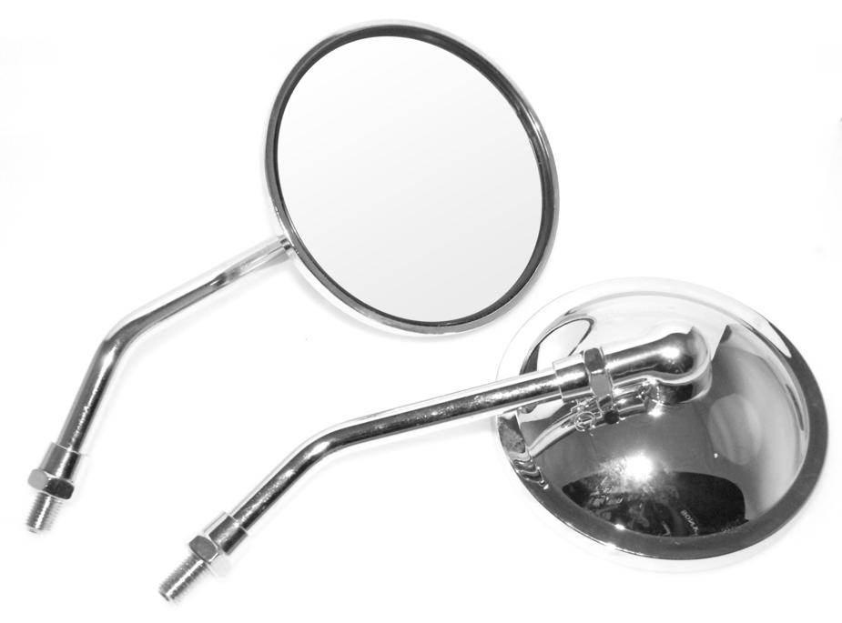 Lusterka m10 qy 165 chrom okrągłe długie kpl.
