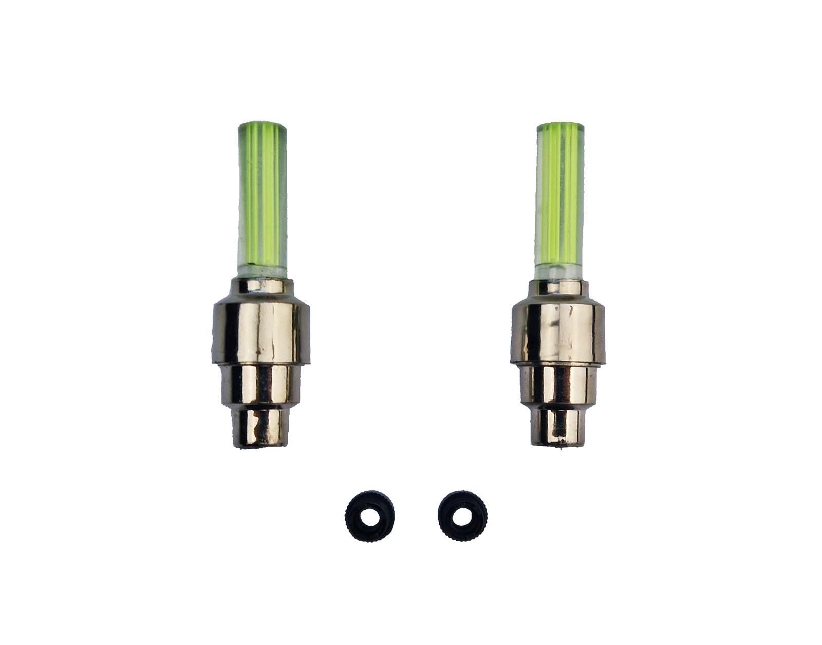 Nakładki Świecące Na Wentyl Żółte Komplet 2sztMotoGeneric