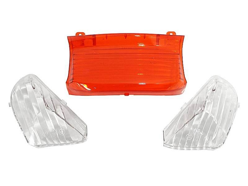 Klosz lampy tył gy6-50 kpl białe kierunki rob