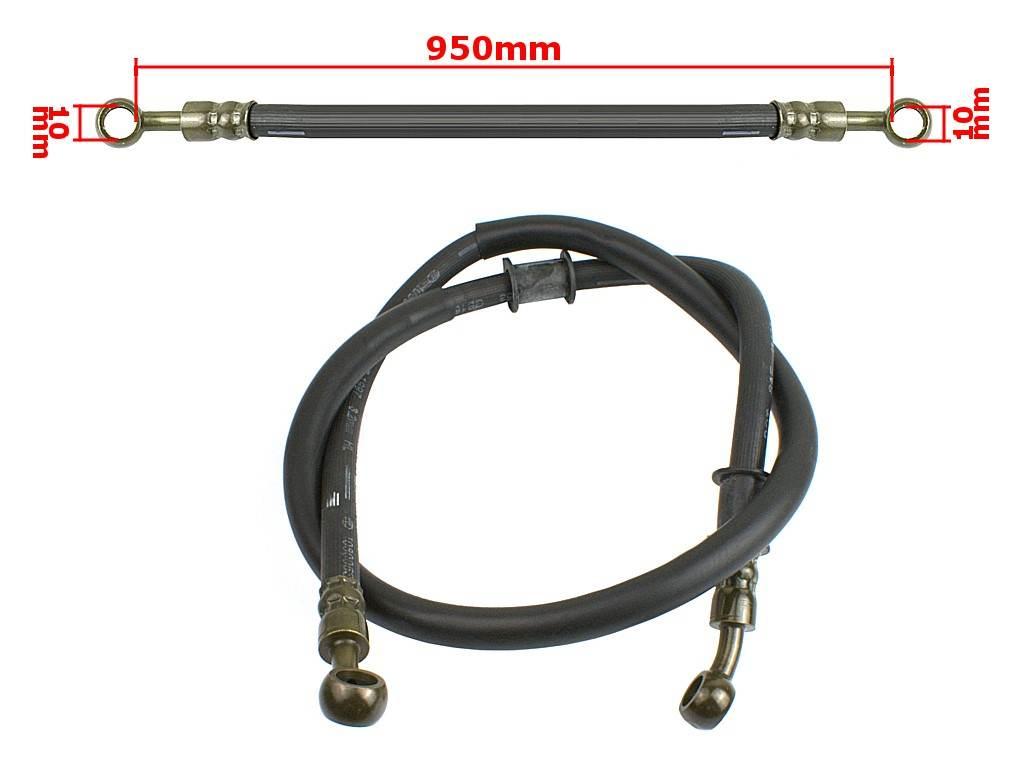 Przewód hamulcowy 950mm skuter 4t/2t przód