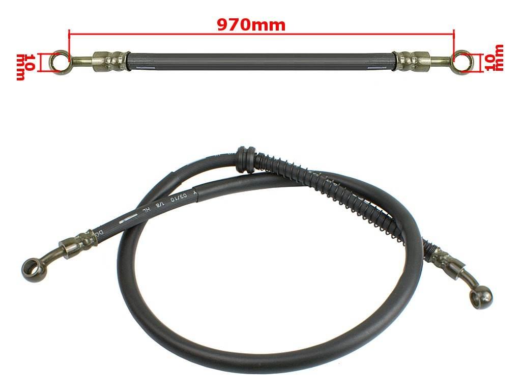 Przewód hamulcowy 970mm gy6-50 baotian przód