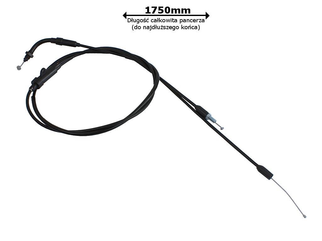 Linka gazu zipp quantum 1900mm 2t z trójnikiem wkręcana