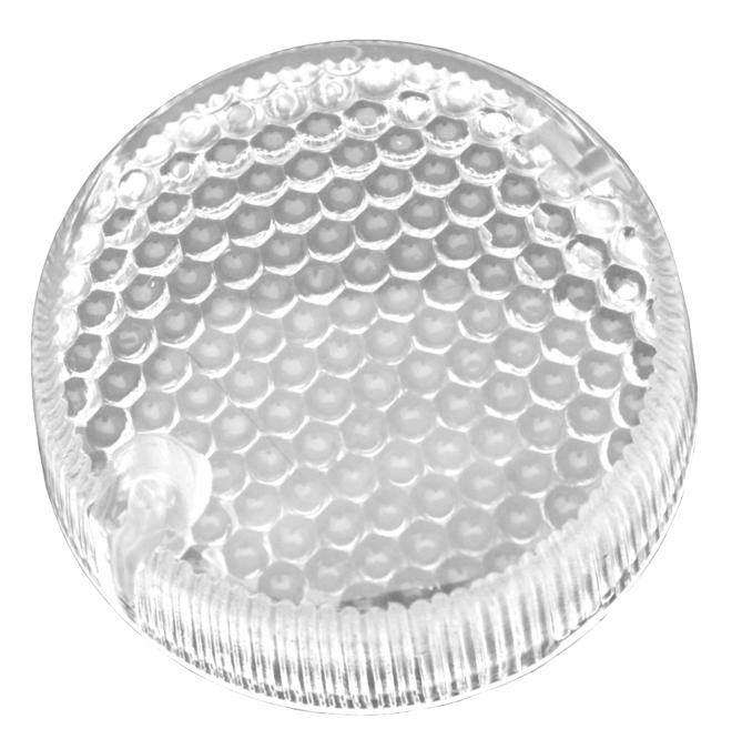 Klosz kierunkowskazu aprilia okrągły biały rms