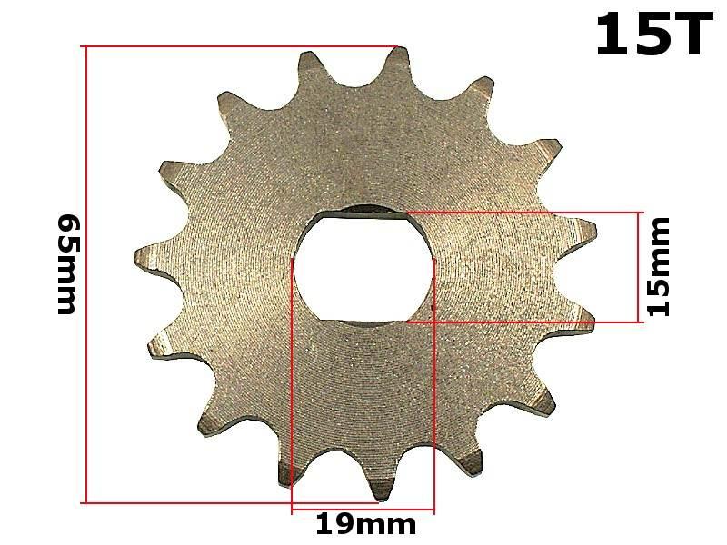 Zębatka przód simson s51 15z w | ROY06170