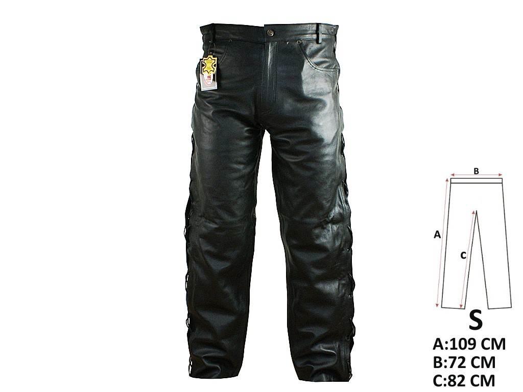 Spodnie motocyklowe skórzane nal-692 s | ROY06487