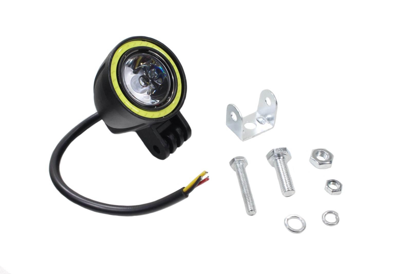 Lampa przód soczewka led z ringiem 2-192