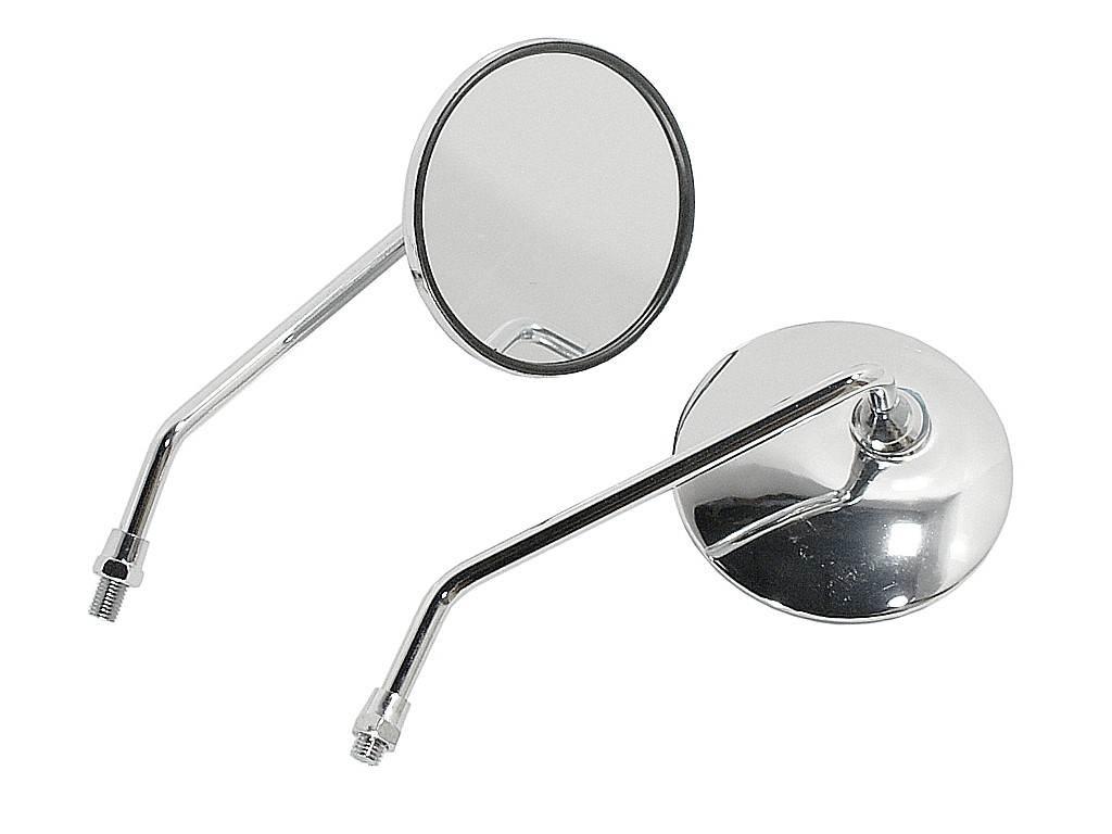 Lusterka m10 ym-514 chrom długie okrągłe kpl.