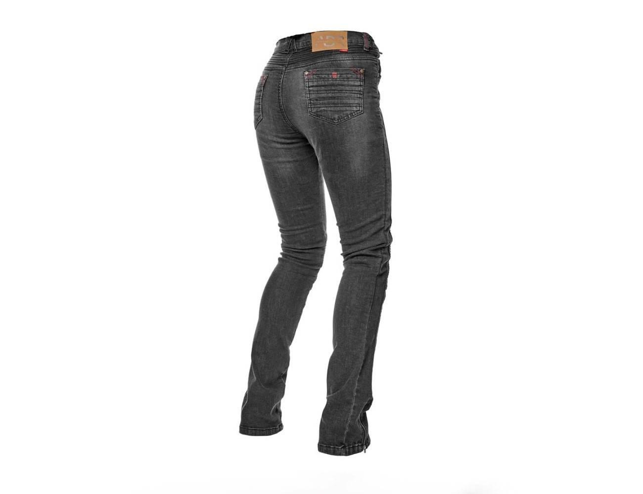 Spodnie jeans adrenaline rock lady ppe czarne damskie s - zdjęcie 2