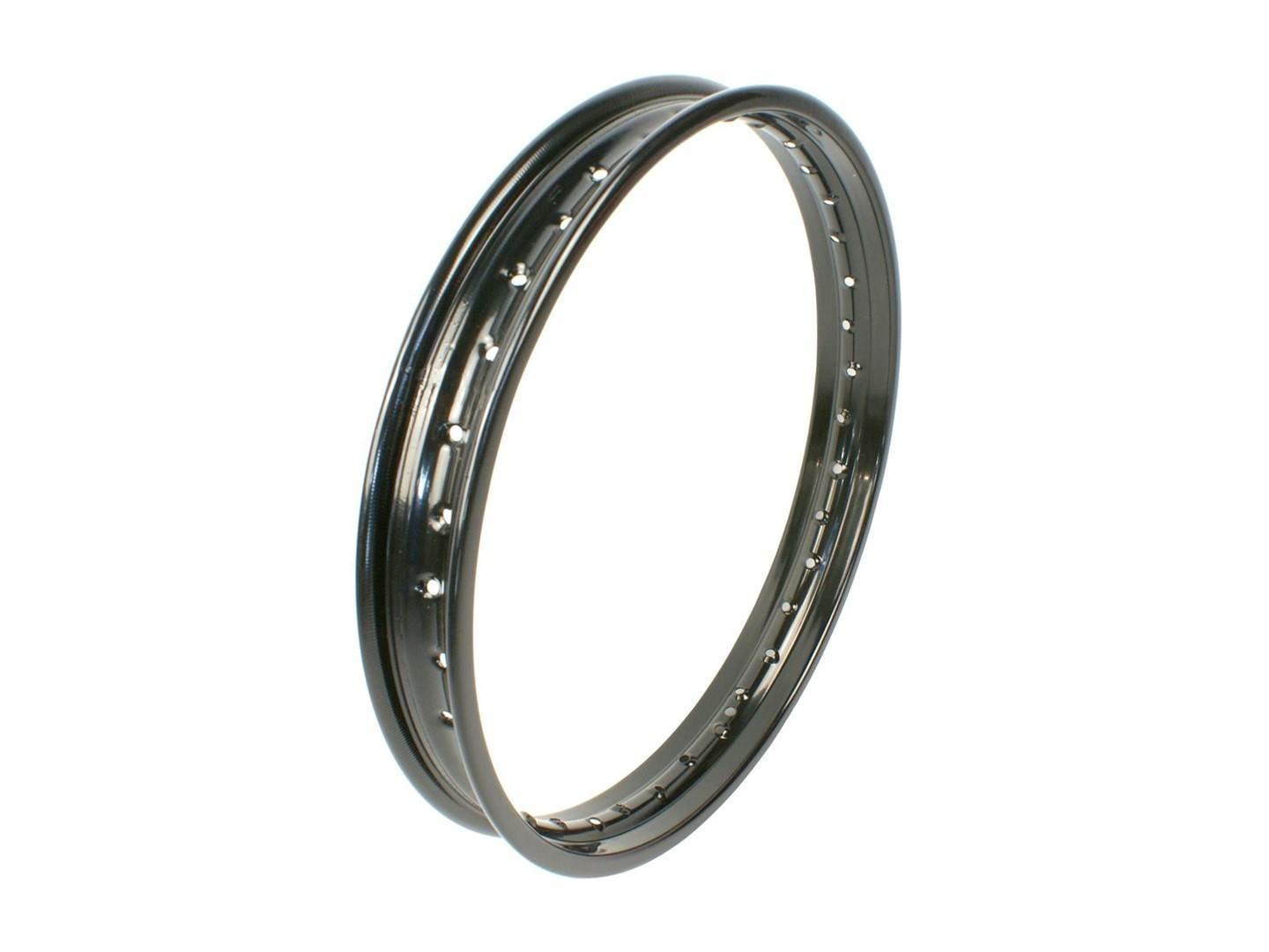 Felga 18" 2,15x18 mz jawa wsk czarna 36 szprych zaplot ml