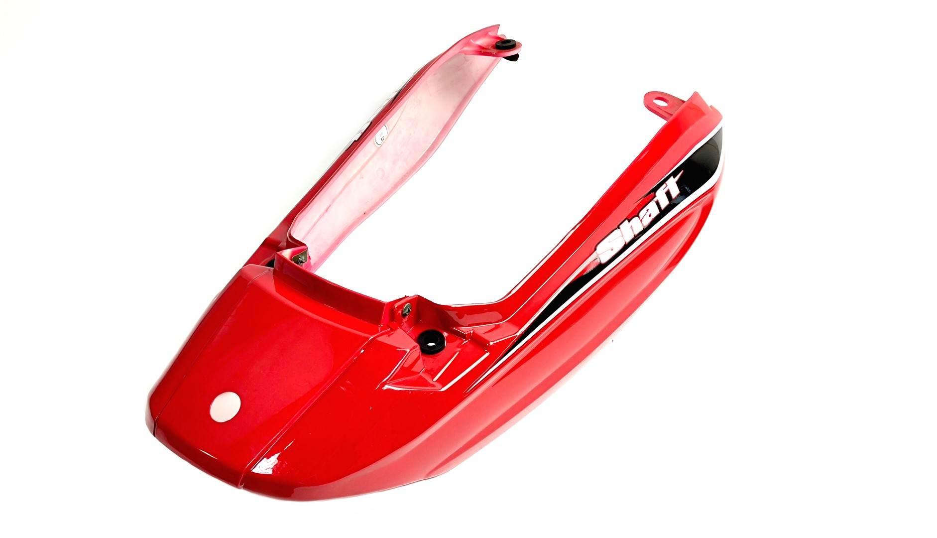 Plastik tylny pod siedzenie benzer shaft czerwony kpl.