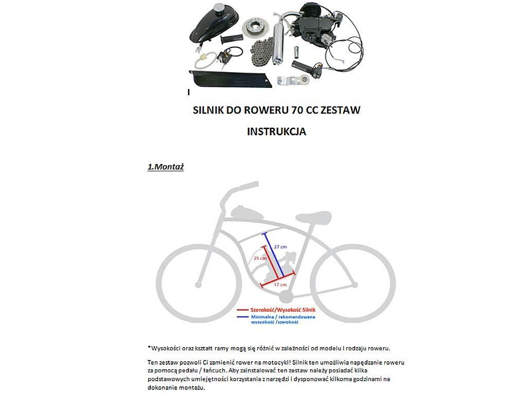 Silnik do roweru 80 2t zestaw | ROY08946 - zdjęcie 13