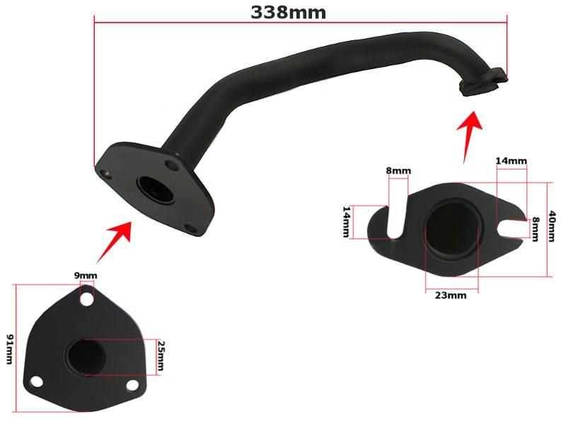 Kolanko tłumika zipp quantum 2t | ROY08956