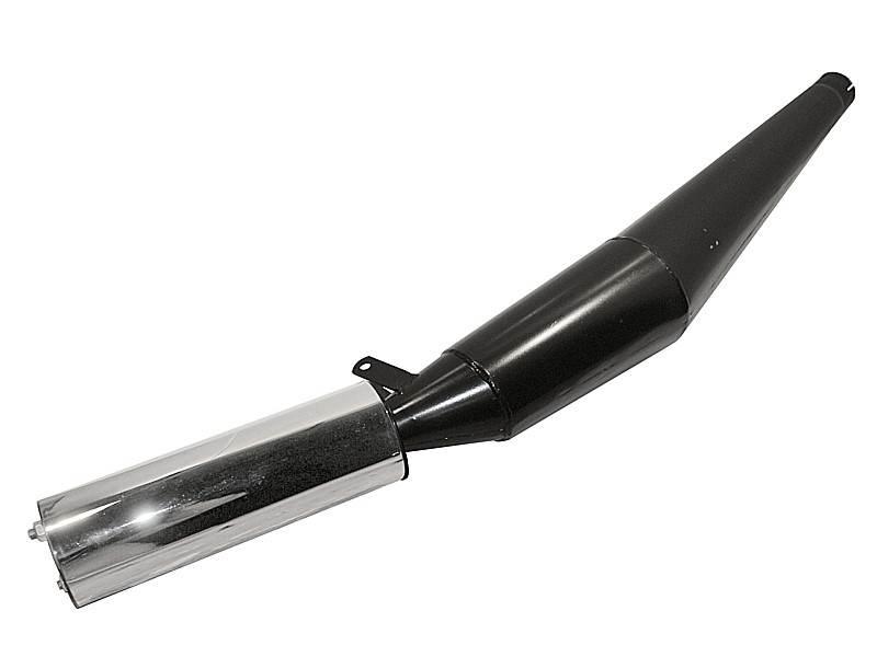 Tłumik mz etz 250 sport hun srebrny dyfuzor