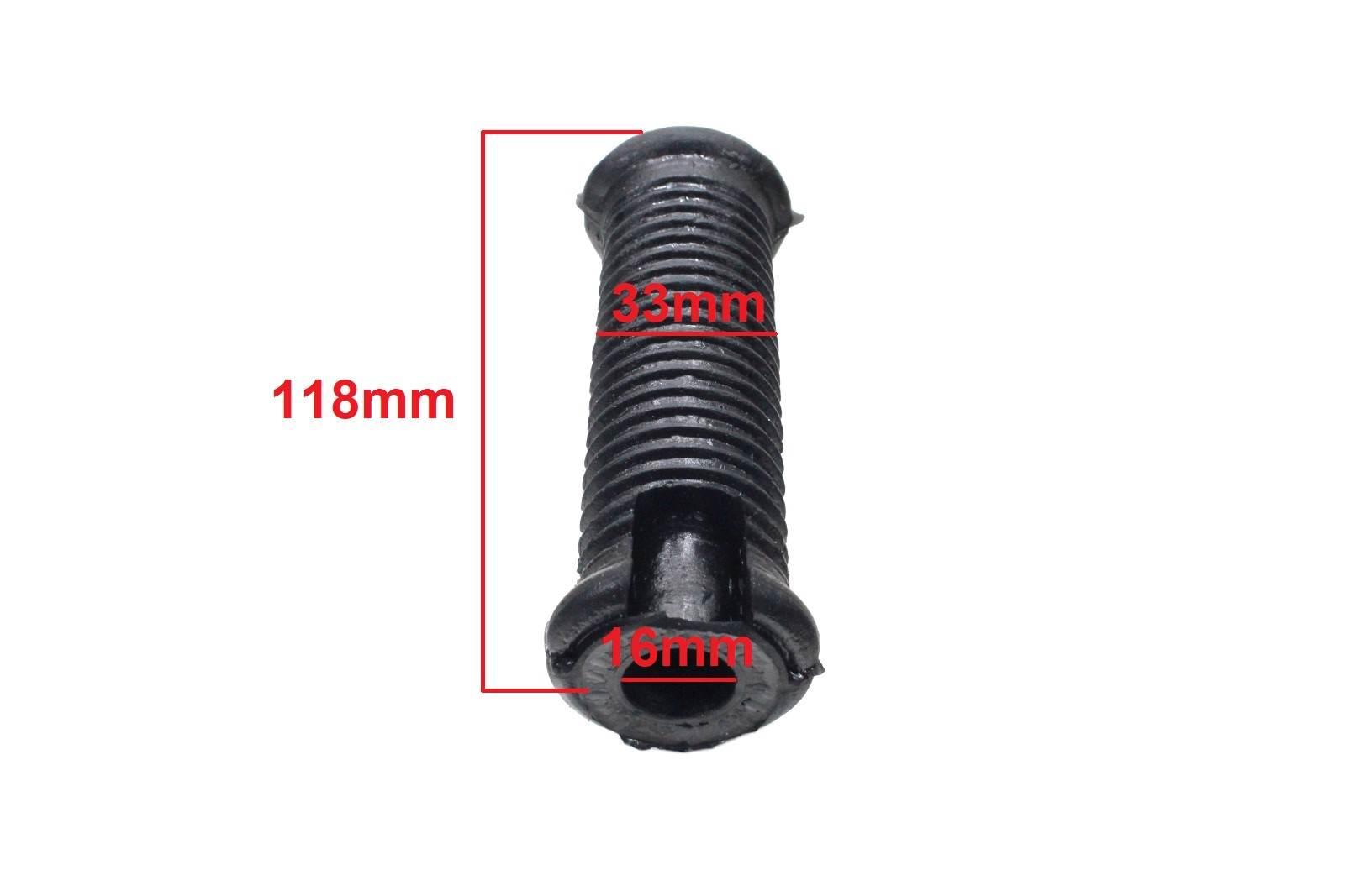 Guma podnóżka kierowcy mz etz wtyk 16mm ma - zdjęcie 2