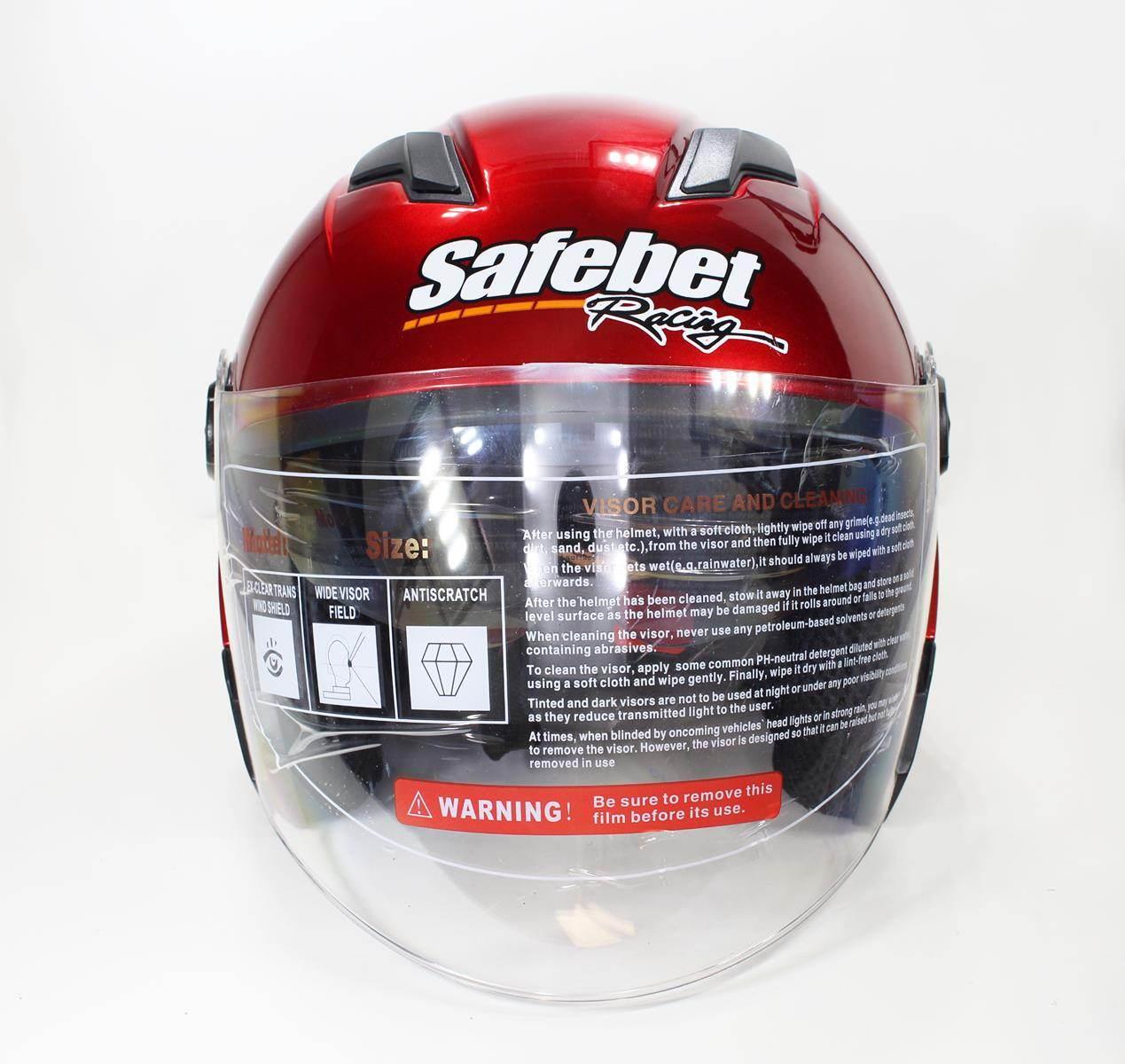 Kask safebet hf-223 burgund s brak ece | ROY10436 - zdjęcie 4