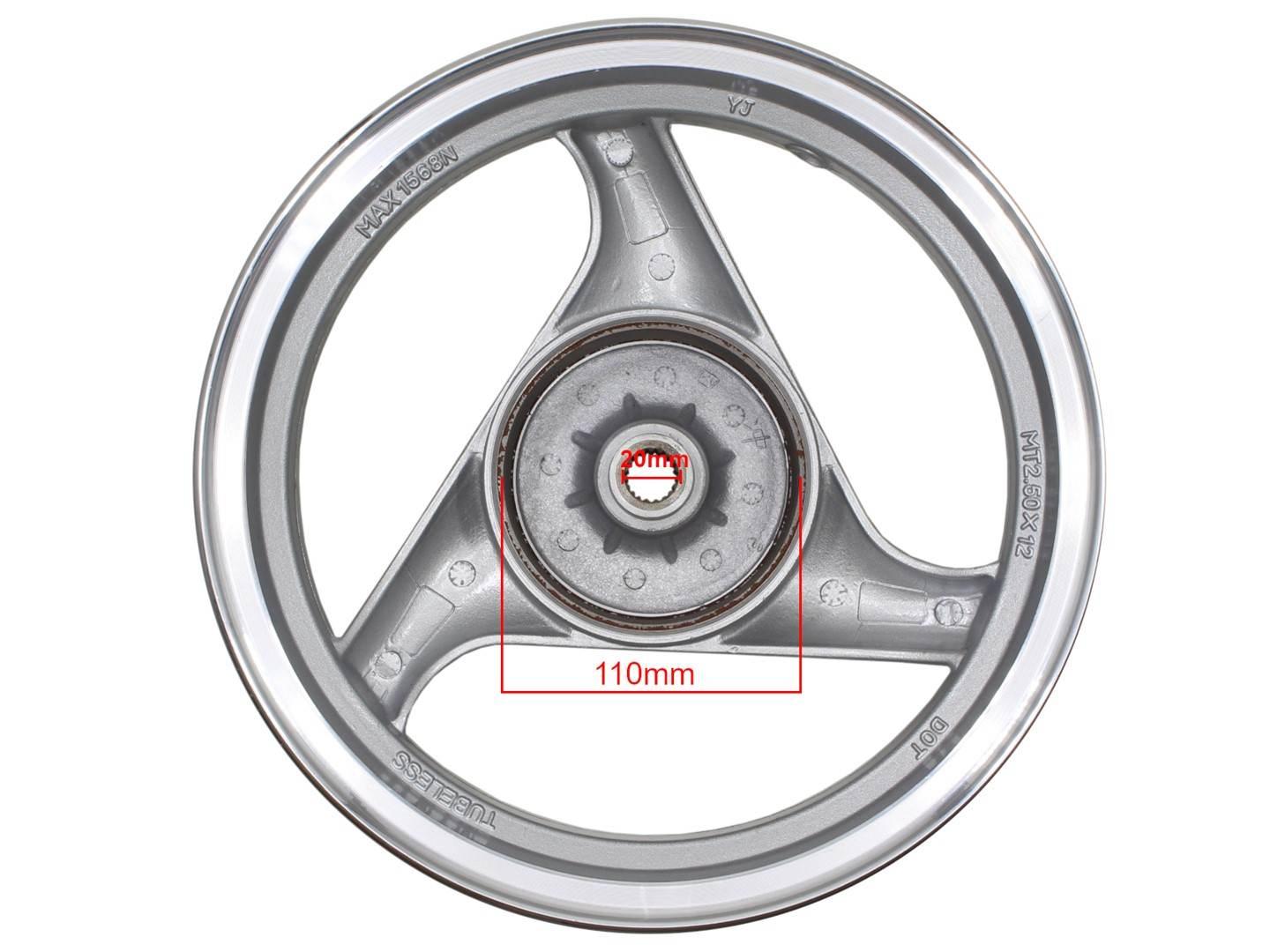 Felga 12'' gy6-50 mt-18 120/70-12 tył | ROY10764 - zdjęcie 5