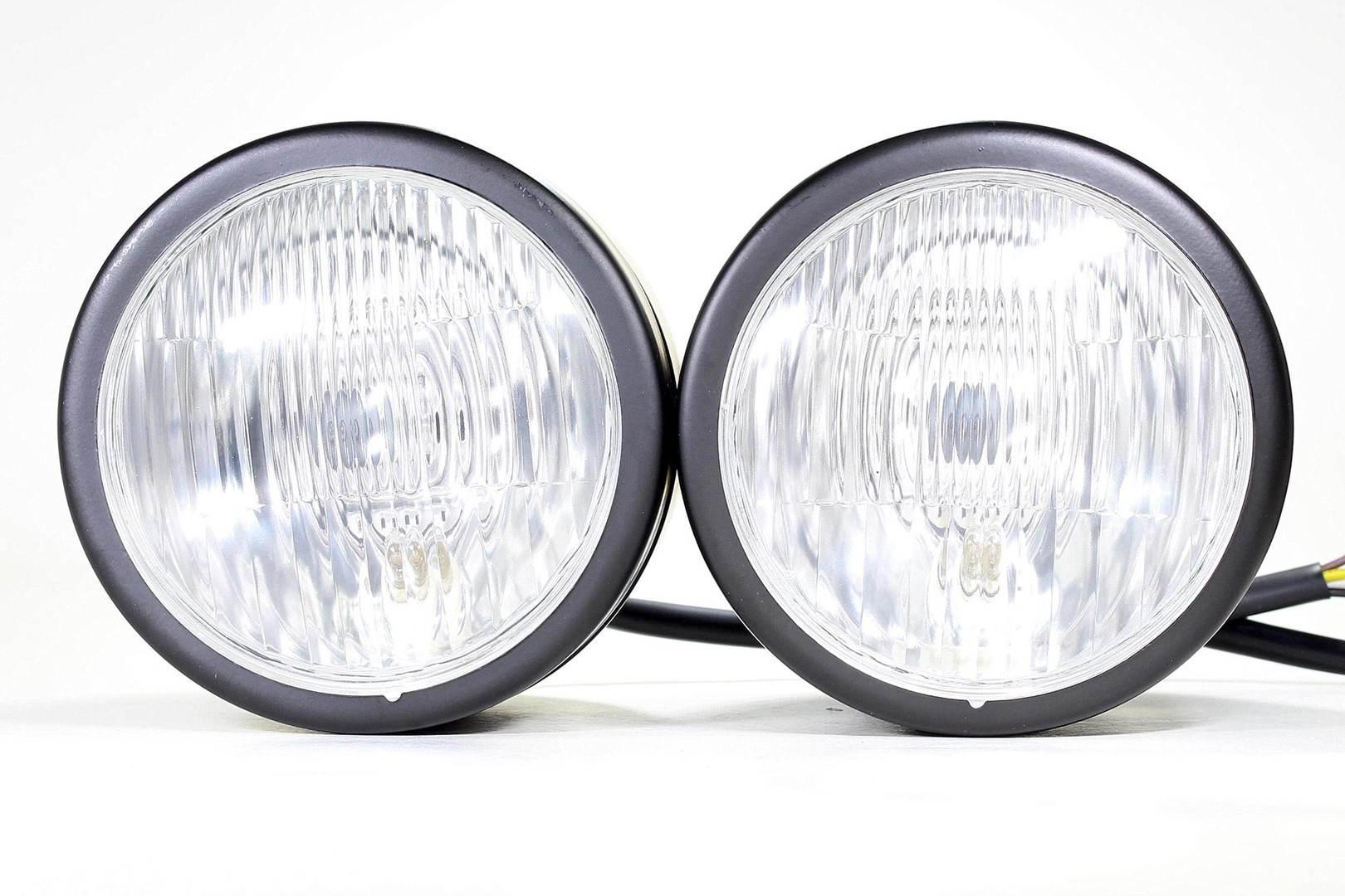 Lampa przód ftc-1003 podwójna czarna | ROY11643 - zdjęcie 2