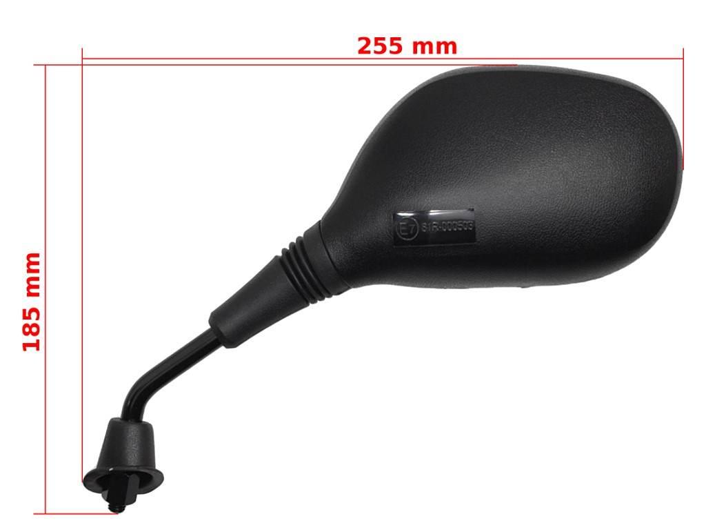 Lusterka m8 uniwersalne czarne l/p kplRob - zdjęcie 2