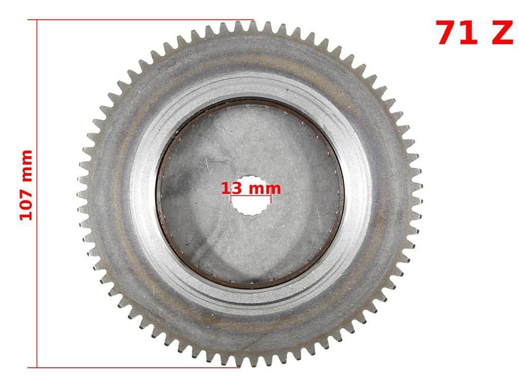 Sprzęgło rozrusznika yamaha keeway13mm rob - zdjęcie 2