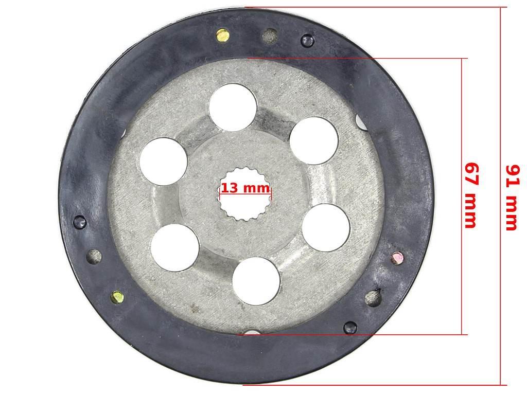 Sprzęgło jednokierunkowe(bendiks 13mm do silników minarelli oraz "chińskich skuterów 2t"yamaha aerox/neos/cpi/keeway/aprilia sr/malaguti - zdjęcie 2