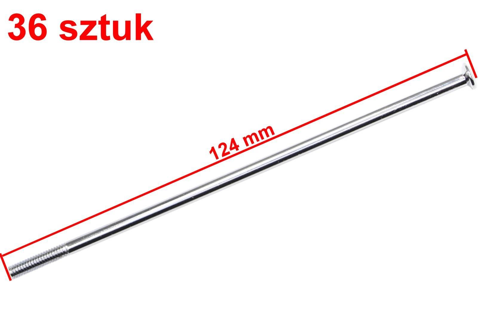 Szprychy mz etz es ts 250 koła tył 16'' 121mm chrom 36szt. - zdjęcie 2