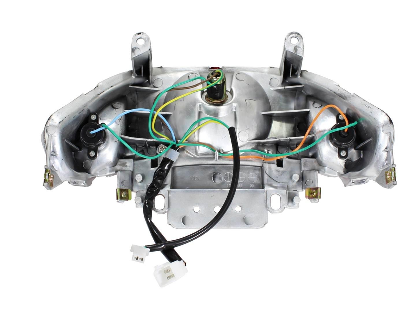 Lampa tył gy6 koło 10" białe kierunki skuter phe - zdjęcie 2