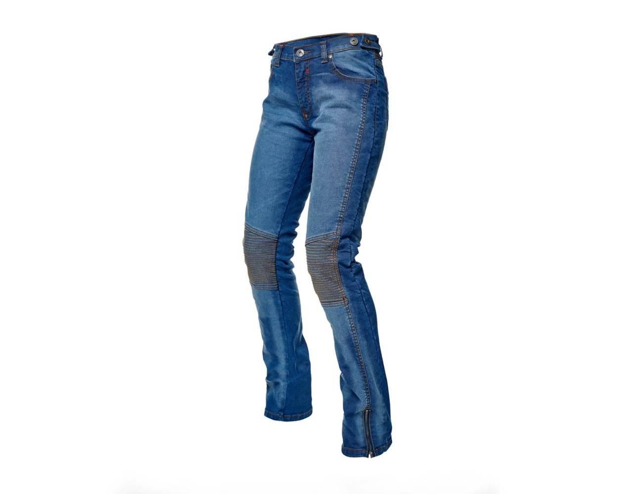 Spodnie motocyklowe jeans adrenaline rock lady ppe niebieskie damskie xl