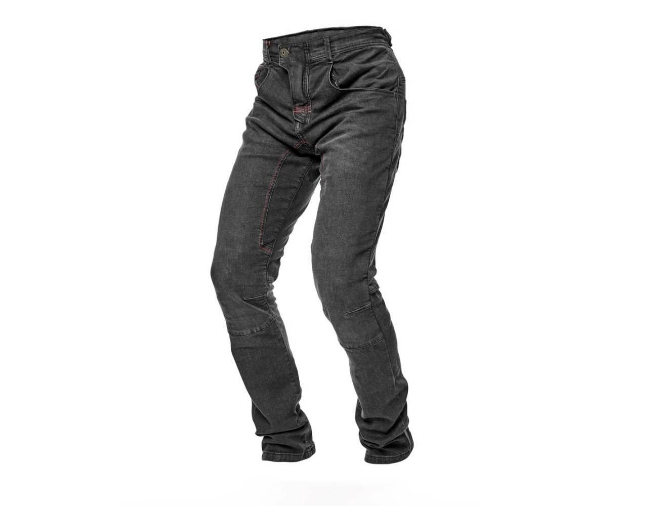 Spodnie motocyklowe jeans adrenaline rock ppe męskie czarne 2xl