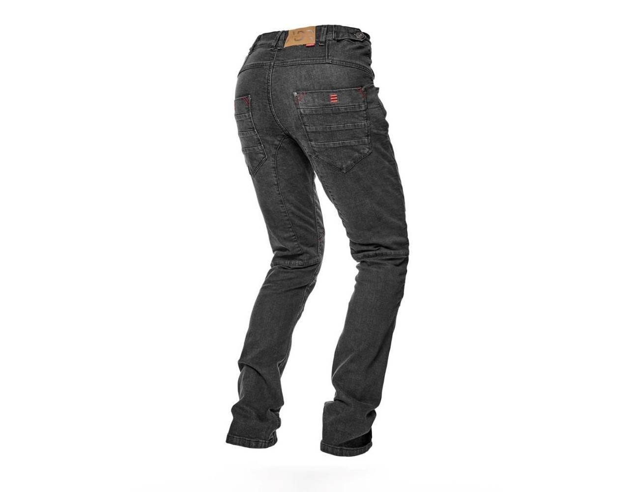 Spodnie motocyklowe jeans adrenaline rock ppe męskie czarne 2xl - zdjęcie 2