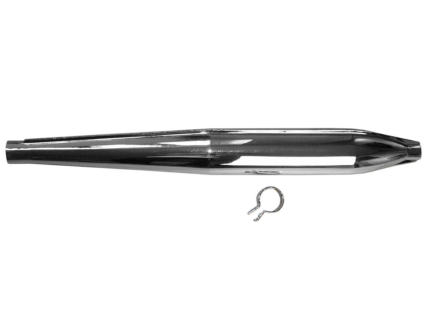 Tłumik wsk 125 chrom z wymiennym wkładem kpl di - zdjęcie 2