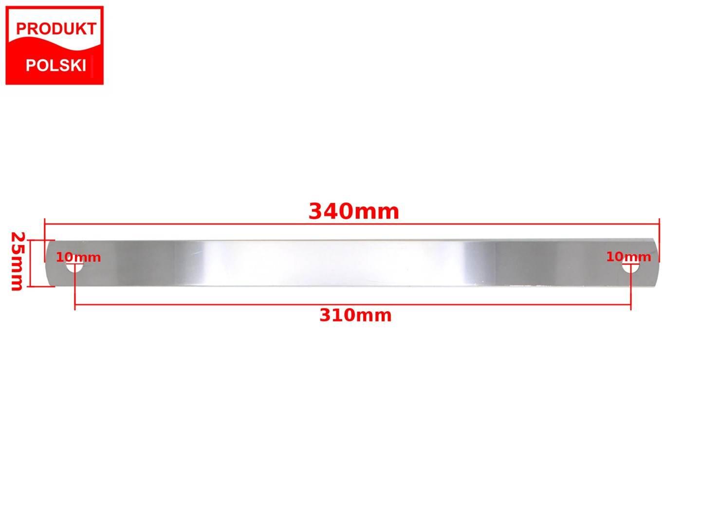 Mocowanie listwa piasty tył wsk b3 stal nierdzewna ti - zdjęcie 2