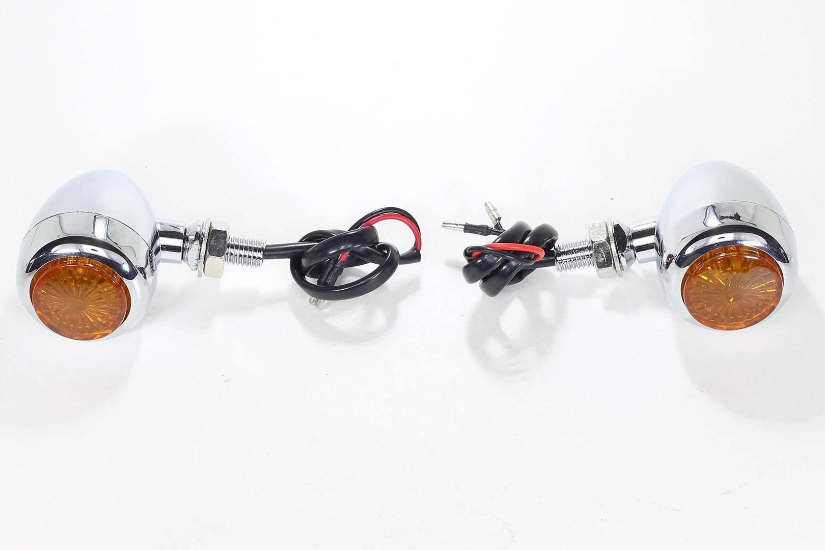 Kierunkowskaz ftc-2001 led l/r chrom klosz pomarańczowy - zdjęcie 2