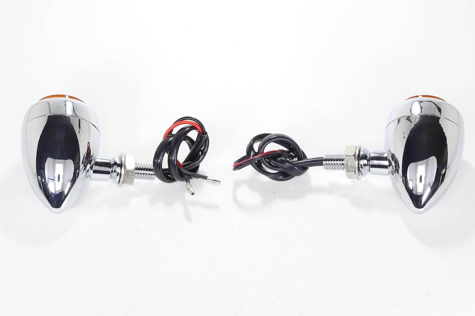 Kierunkowskaz ftc-2001 led l/r chrom klosz pomarańczowy - zdjęcie 3