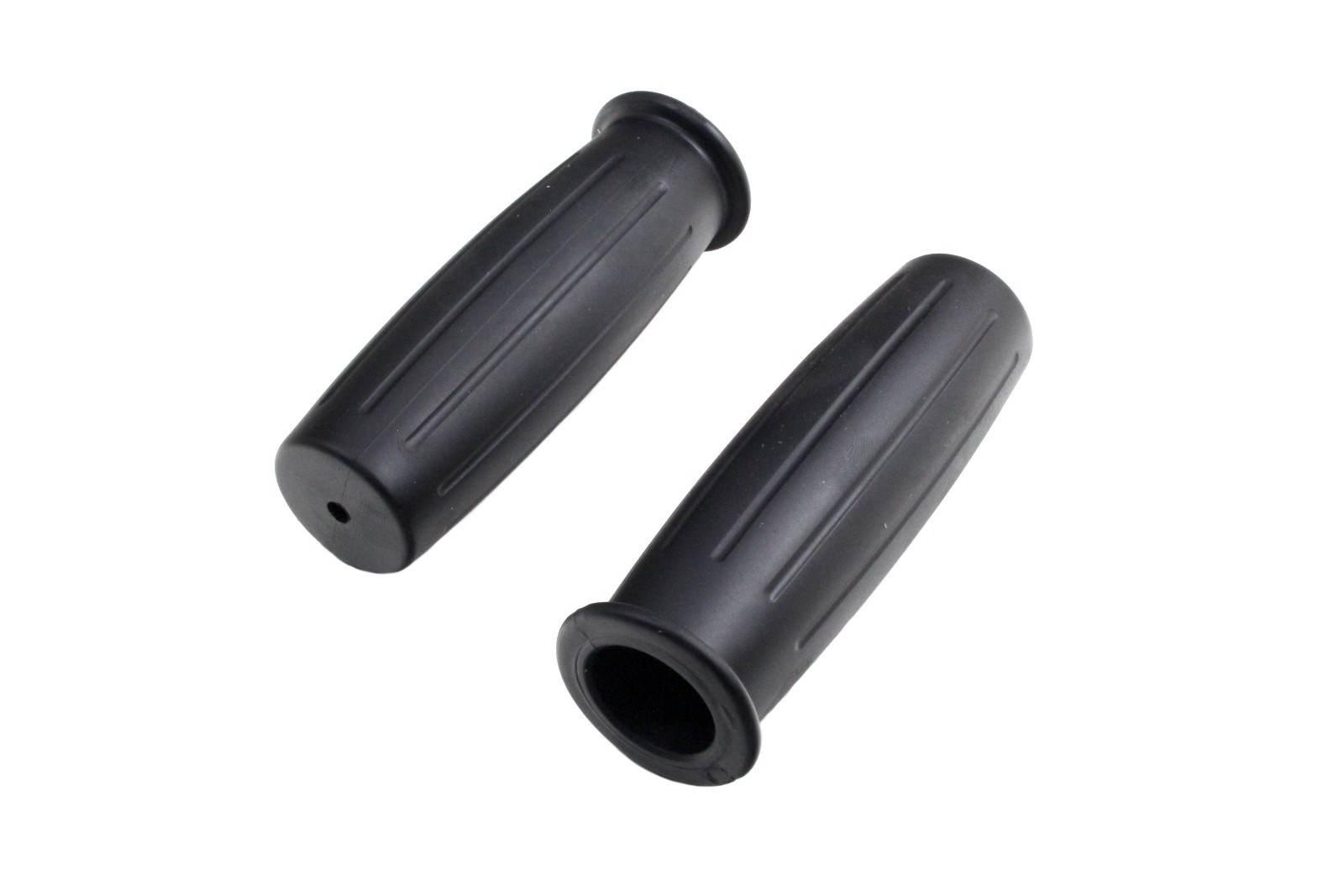Manetka kierownicy czarna vintage 115mm kplRms