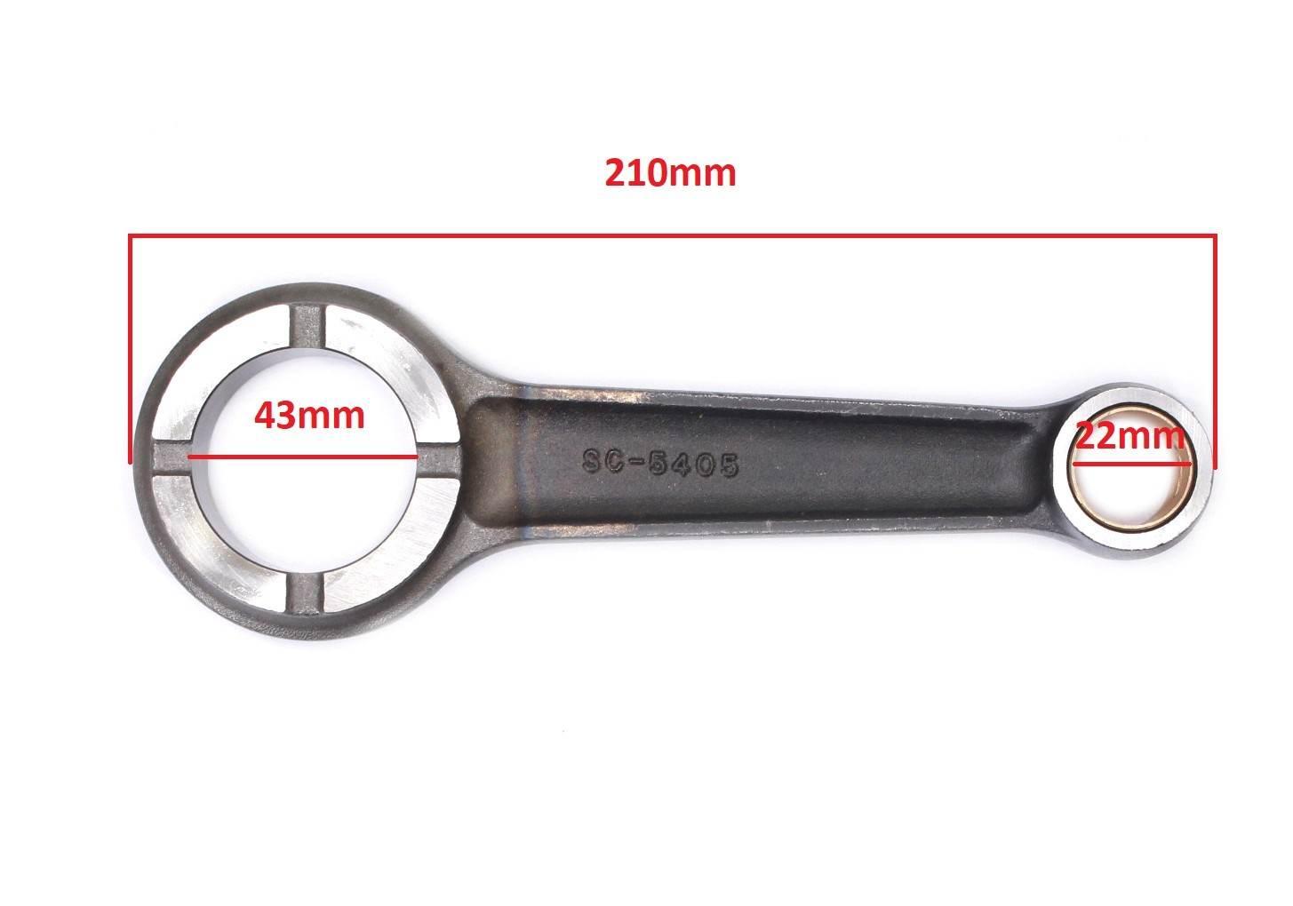 Korbowód junak m07 m10 350 33,45mm duells di - zdjęcie 2