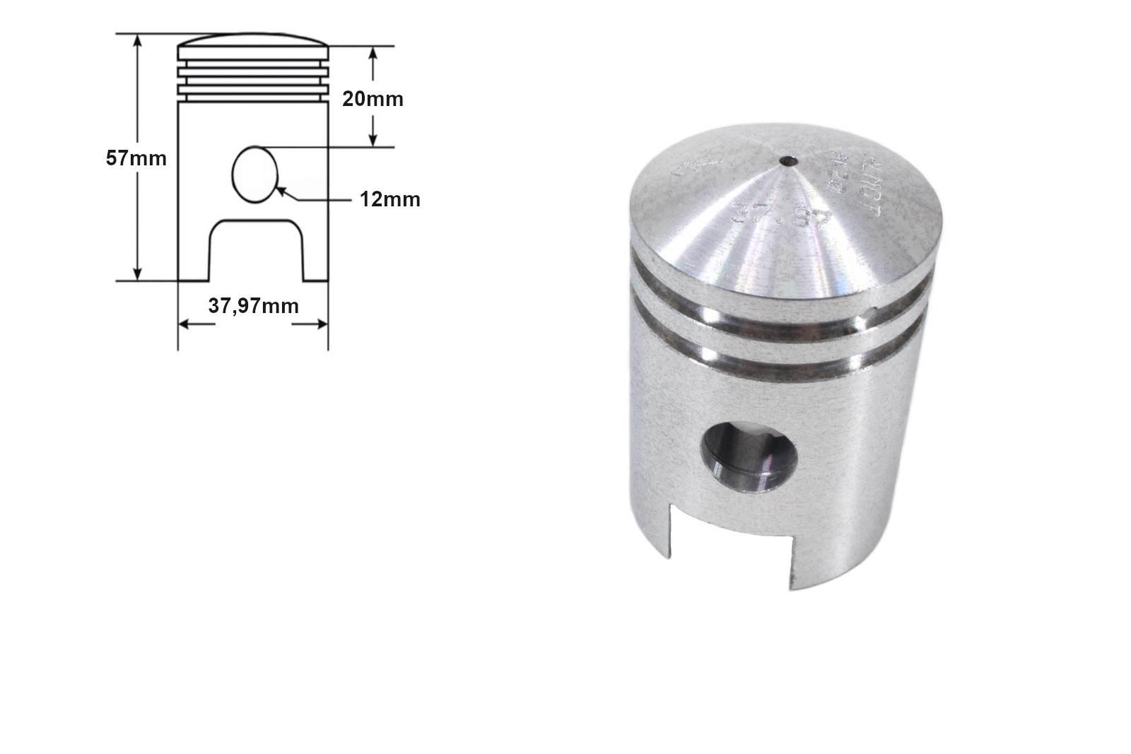 Cylinder romet komar 50 38mm s38 kplAlm | ROY15441 - zdjęcie 6