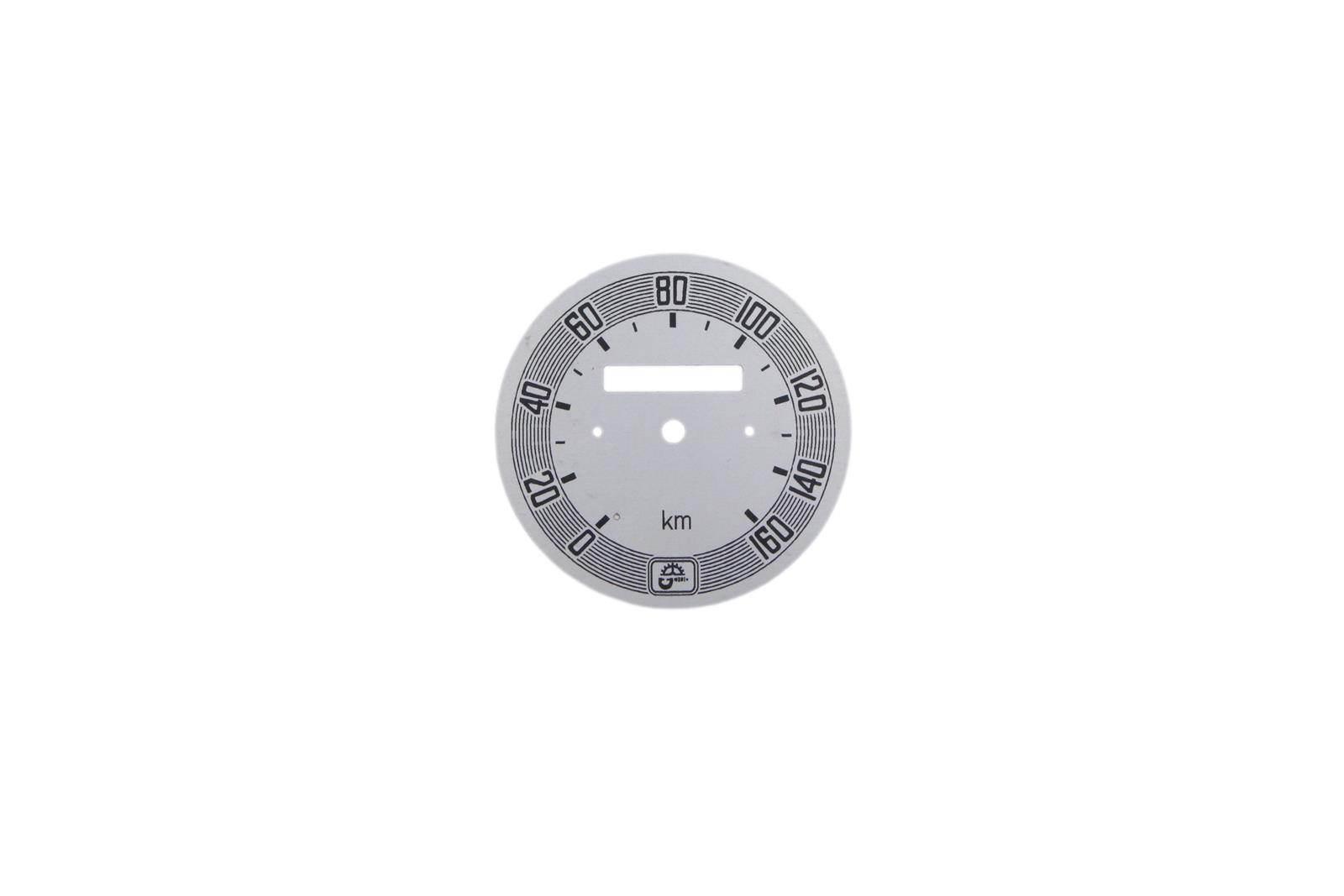 Cyferblat junak m10 szary aluminium 74mm