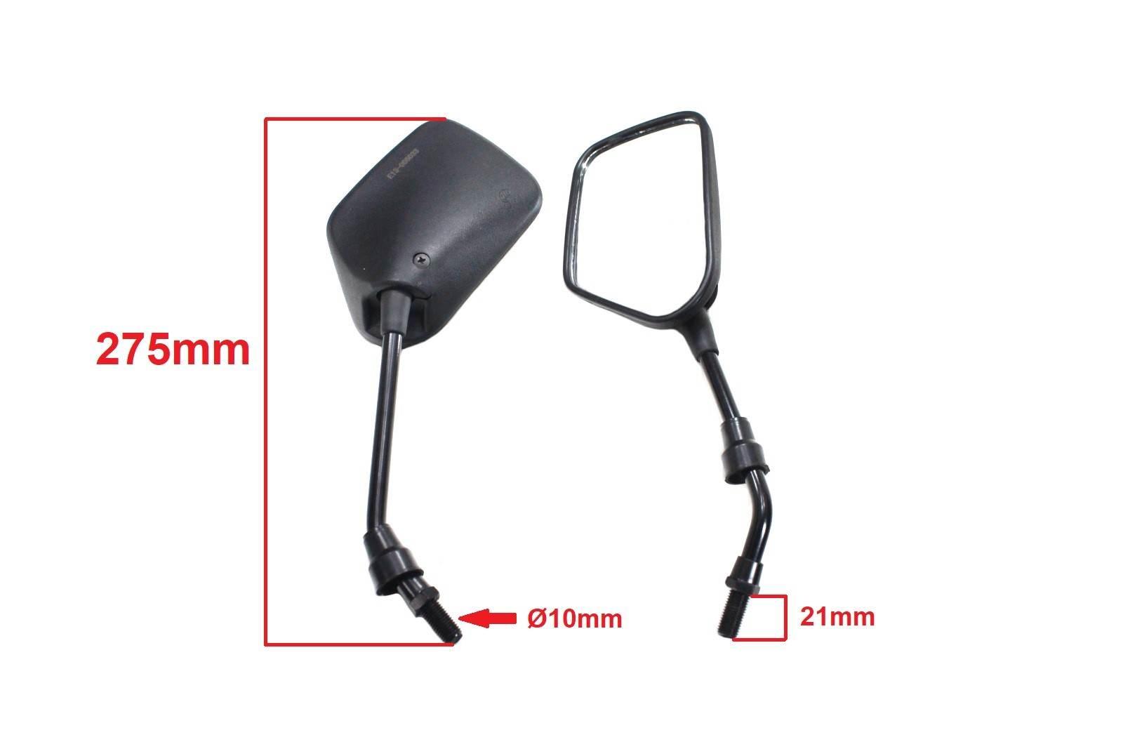Lusterka m10 benzer ws125 motorower street kpl. - zdjęcie 2