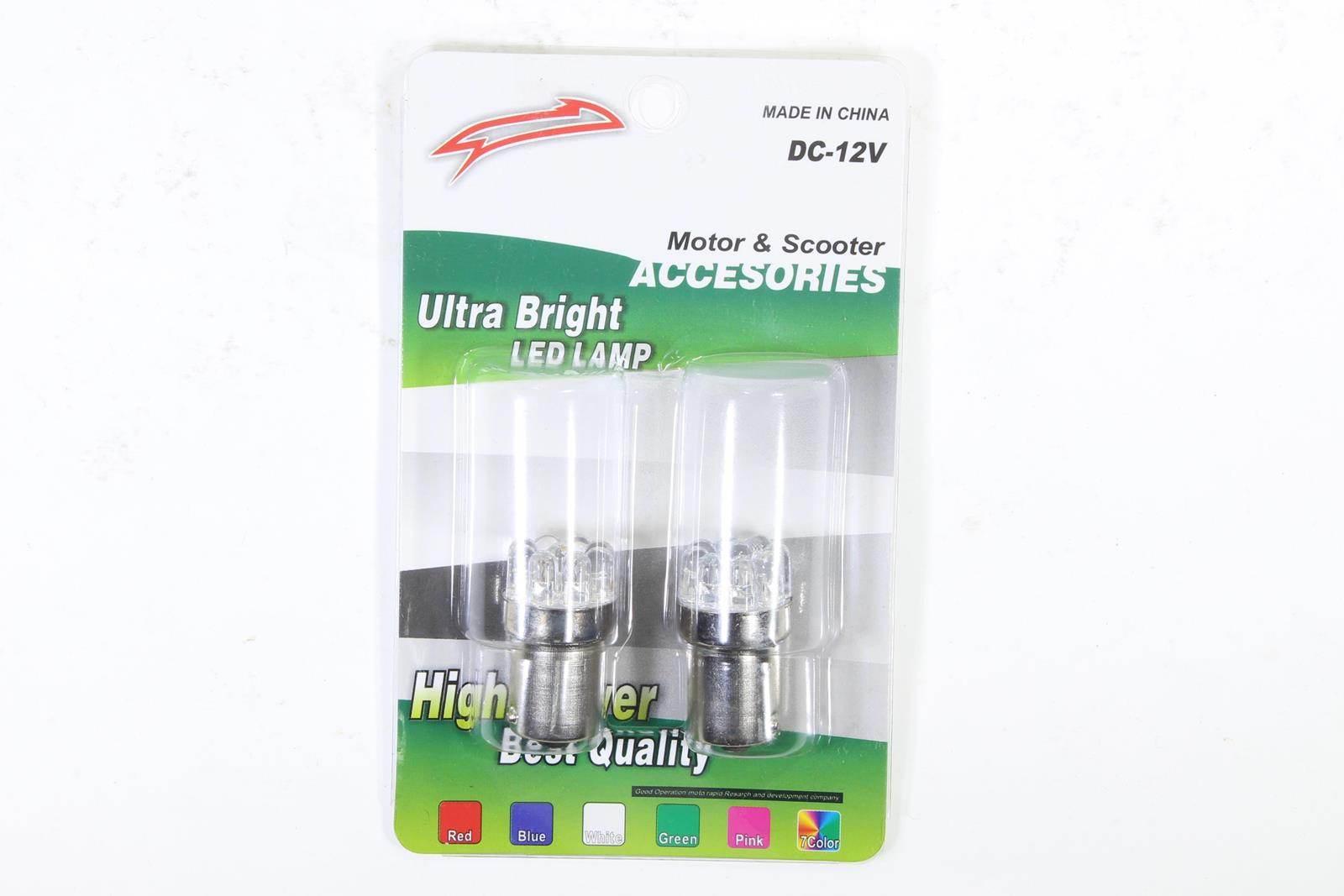 Żarówka 12v ba15s-43mm led czerwona sc | ROY23066 - zdjęcie 3
